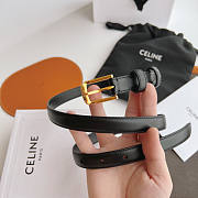 Celine Black Belt Gold 1.8cm - 4