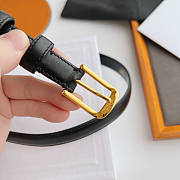 Celine Black Belt Gold 1.8cm - 3