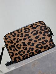 YSL Camera Lou Crossbody Bag Leopard 23x16x6cm - 3