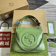 Gucci Blondie Small Tote Bag Green 30x24x6cm - 1