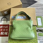 Gucci Blondie Small Tote Bag Green 30x24x6cm - 3