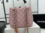 Chanel Bucket Bag Pink Caviar 16x15x9cm - 5