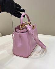 Fendi Peekaboo Bag Purple 23x7x19cm - 5