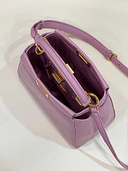 Fendi Peekaboo Bag Purple 23x7x19cm - 4