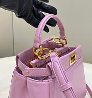 Fendi Peekaboo Bag Purple 23x7x19cm - 2