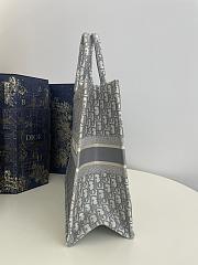 Dior Large Book Tote Grey Oblique Bag 42x35x18cm - 6