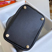 Hermes Picotin Black Gold Bag 18cm - 3