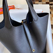 Hermes Picotin Black Gold Bag 18cm - 2