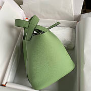 Hermes Picotin Green 18x13x9cm - 5