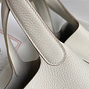 Hermes Picotin White Bag 18x13x9cm - 3