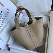 Hermes Picotin Etoupe Bag 18x13x9cm - 4