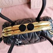 Miu Miu Belle Bag Black Leather 27x17x9cm - 6