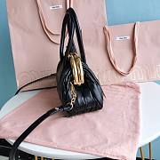 Miu Miu Belle Bag Black Leather 27x17x9cm - 3