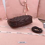 Miu Miu Wander Bag Matelassé Nappa Brown 23x13x7cm - 3