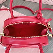 Miu Miu Leather Red Top Handle Bag 24x15.5x11cm - 6