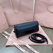 Miu Miu Leather Black Top Handle Bag 24x15.5x11cm - 4