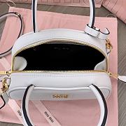 Miu Miu Leather White Top Handle Bag 24x15.5x11cm - 6