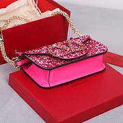 Valentino Garavani Small Pink Locò Shoulder Bag 19x10.5x5cm - 6