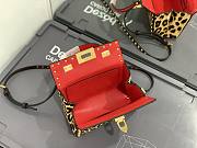 Valentino Rockstud Hair Leopard Box Bag 19x12x8cm - 3