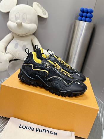 Louis Vuitton LV Rush Sneaker Black Yellow