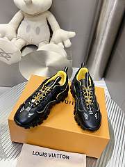 Louis Vuitton LV Rush Sneaker Black Yellow - 3