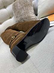 Hermes Brown Suede Long Boots - 5