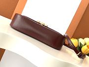 Celine Teen Lola Shiny Calfskin Red Wine 20x11.5x5cm - 6