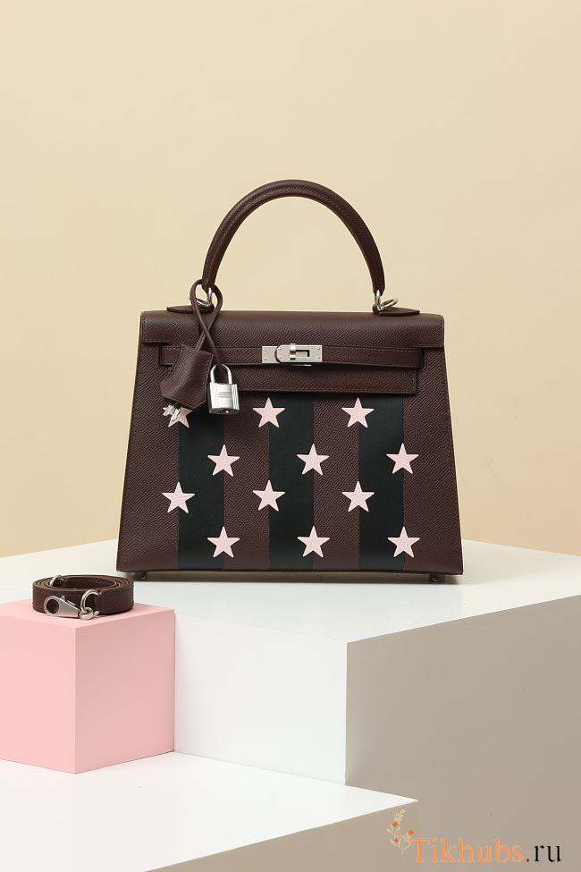 Hermes Kelly 25 Bag Star Brown 25cm - 1