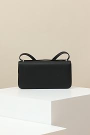 Hermes Constance Bag Black Epsom Silver 24x13x4cm - 4