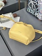 Loewe Mini Flamenco Clutch Yellow Bag 23x5.5x17cm - 3