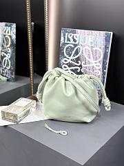 Loewe Mini Flamenco Clutch Light Green Bag 23x5.5x17cm - 2