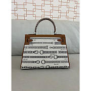 Hermes Kelly 25 Retourne Veau Barenia Brown 25cm - 2