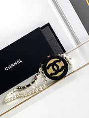 Chanel Long Necklace Metal Resin Glass  - 1