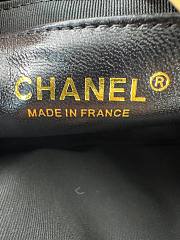 Chanel Small Camera Case Lambskin Gold Black 23x14x7cm - 6