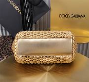 Dolce & Gabbana Sicily Interwoven Gold 20x15x6.5cm - 5