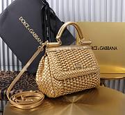 Dolce & Gabbana Sicily Interwoven Gold 20x15x6.5cm - 2