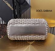 Dolce & Gabbana Sicily Interwoven Silver 20x15x6.5cm - 4