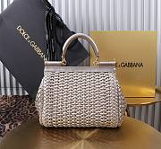 Dolce & Gabbana Sicily Interwoven Silver 20x15x6.5cm - 3