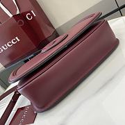 Gucci Blondie Small Top Handle Red Bag 26.5x16.5x8.5cm - 4