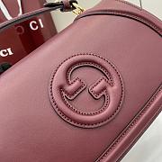 Gucci Blondie Small Top Handle Red Bag 26.5x16.5x8.5cm - 5