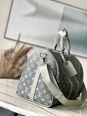 Louis Vuitton LV Keepall Bandoulière 45 Khaki Green 45x20x27cm - 4