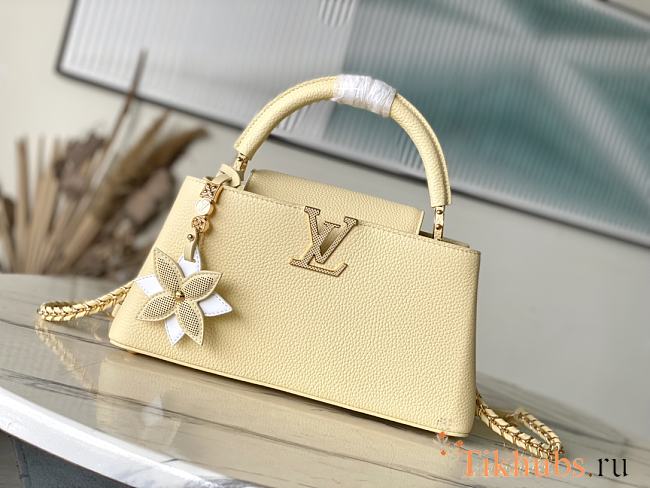 Louis Vuitton LV Capucines BB Bag Yellow 29x16.5x9cm - 1