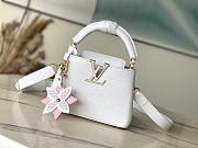 Louis Vuitton LV Mini Capucines Bag White 21x13.6x8cm - 1