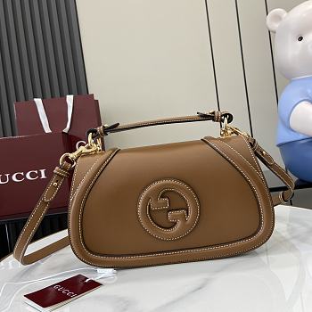 Gucci Blondie Small Top Handle Brown Bag 26.5x16.5x8.5cm