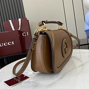 Gucci Blondie Small Top Handle Brown Bag 26.5x16.5x8.5cm - 3