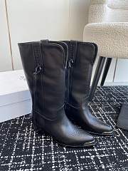 Celine Black Leather Boots - 1