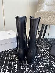 Celine Black Leather Boots - 5