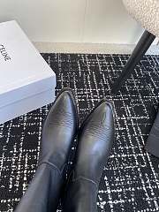 Celine Black Leather Boots - 4