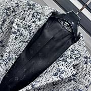 Louis Vuitton LV Monogram Tweed Straight Coat - 5