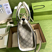 Gucci Ophidia Small GG Tote White Bag 24x20.5x10.5cm - 6